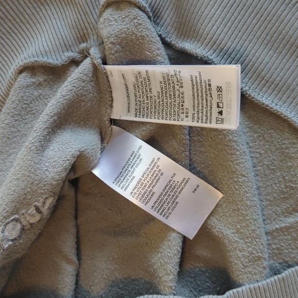 COPY - NEW Cotton Double Monogram Logo Sweatshirt Calvin Klein - Picture 10 of 11